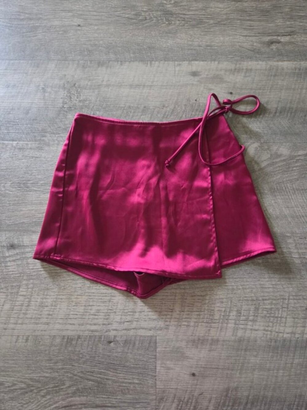 Altar'd State Burgandy Wrap Skort.